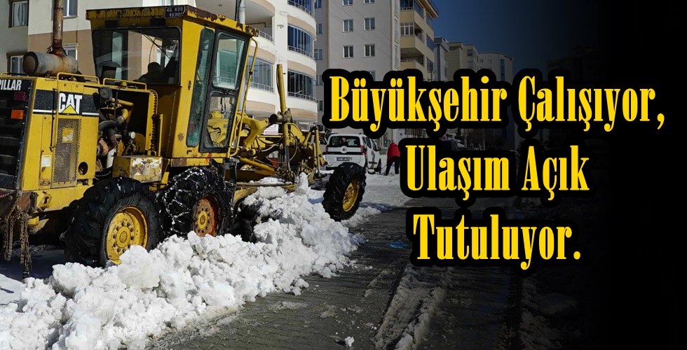 Merkez ilçeler karla mücadele foto (8)yık