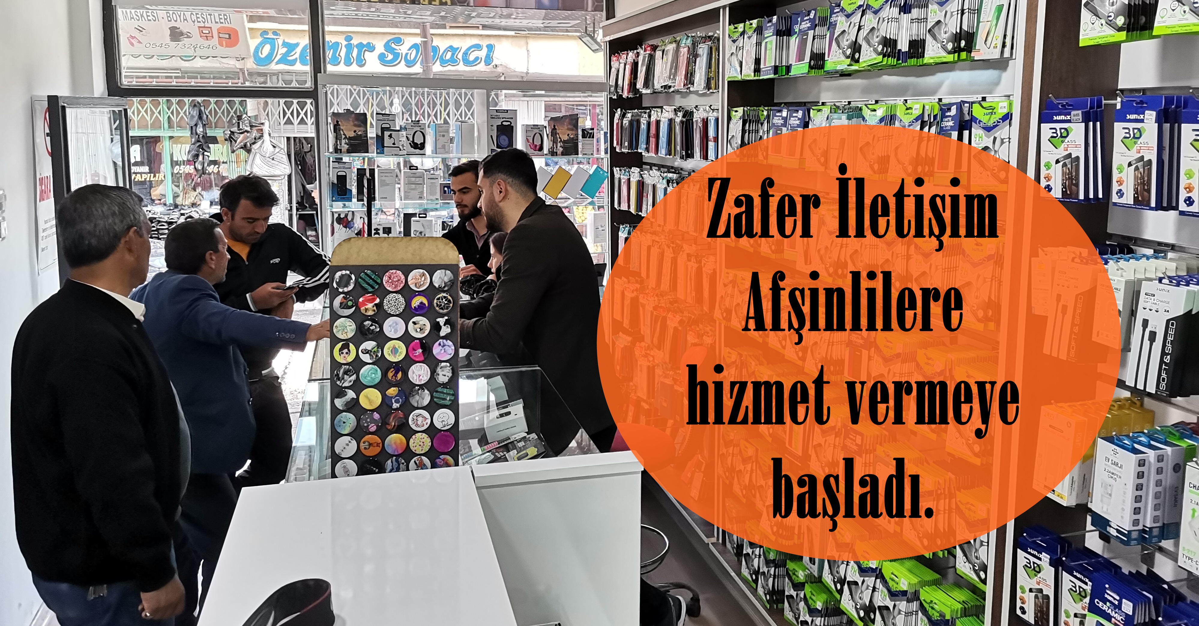 Zafer İletişim Afşinlilere hizmet vermeye başladı.