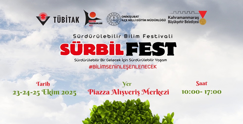 Sürdürülebilir Bilim Festivali 3 Gün Boyunca Vatandaşları Ağırlayacak.