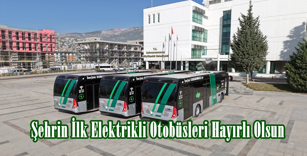 Şehrin İlk Elektrikli Otobüsleri Hayırlı Olsun.