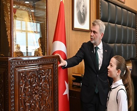 Başkan Görgel, Koltuğu Erva Zehra Boyraz’a Devretti.