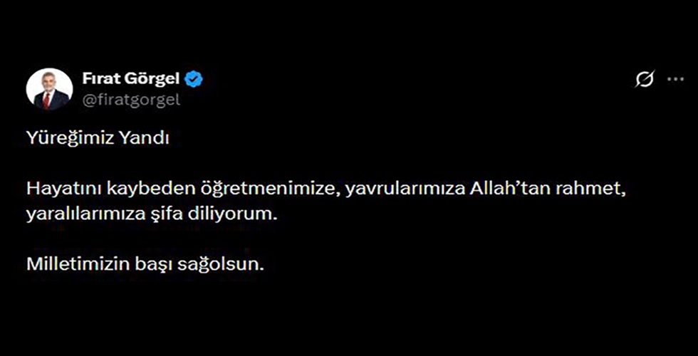 Başsağlığı MesajıO