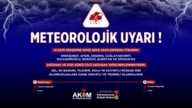 Sağanak Yağış Uyarısı